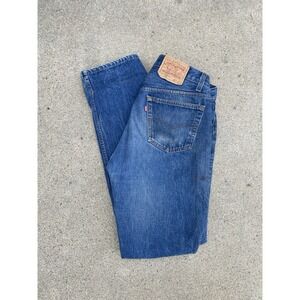 Vintage Levi's 501 Denim Jeans 80s 33x32 Distressed Made In USA